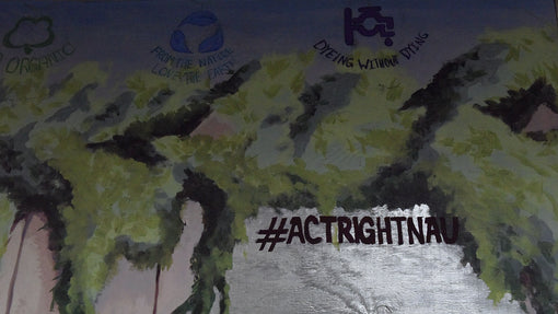 #ACTRIGHTNAU Mural By Sage Ascar