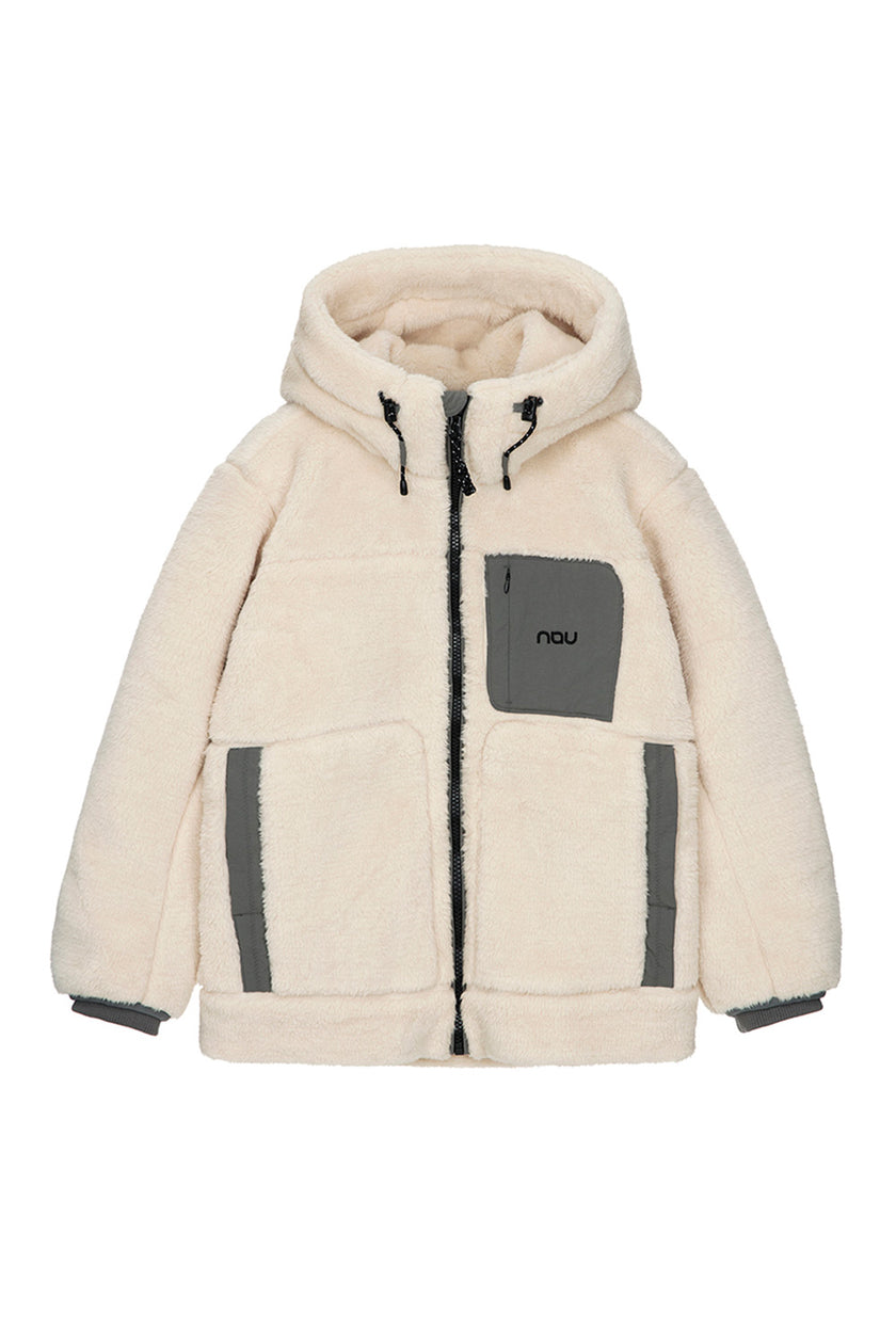 Unisex Adventure Hooded Fleece - Beige