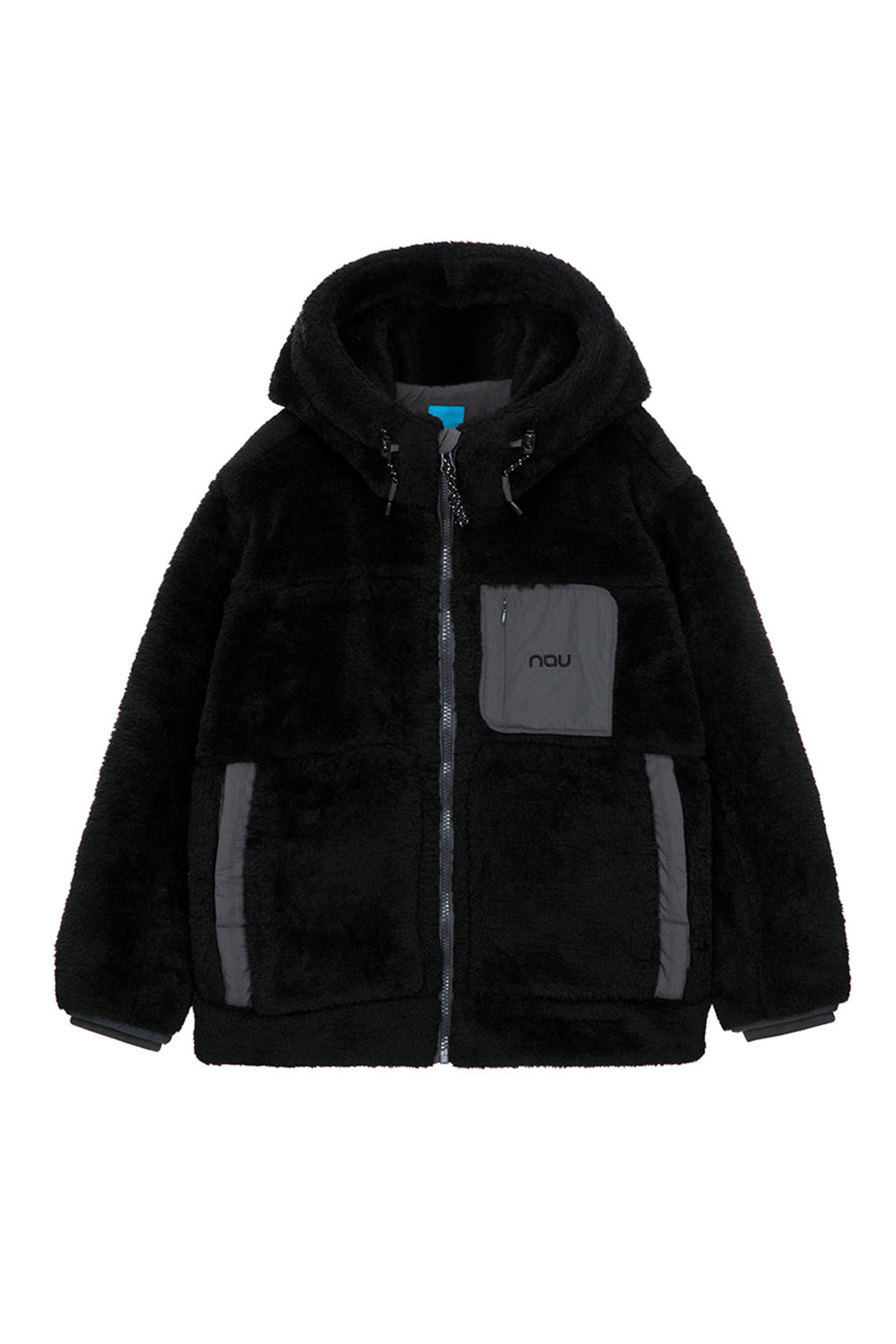 Unisex Adventure Hooded Fleece - Caviar
